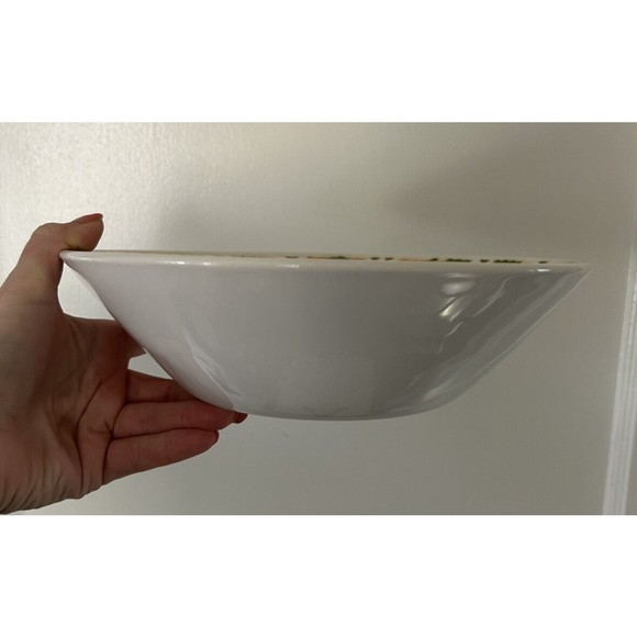 Vtg. 70’s Castlecourt Ironstone Ware “COUNTRY SIDE” Japan SERVING BOWL 9 1/2 in. - Picture 5 of 7